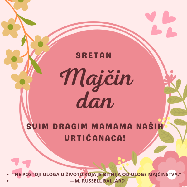 Pink natural happy mothers day instagram post 600x600